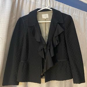 Loft black wool blazer